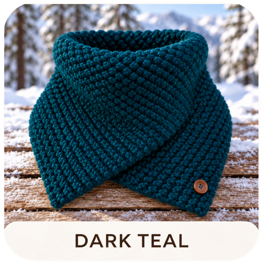 Handmade Mohair Neck Warmer for Women – Soft Knitted Cowl Scarf, Cozy Winter Scarf, Christmas Gift for Her