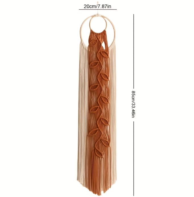 Handmade Macrame Wall Hanging – Botanical Boho Wall Decor