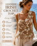 Handmade Irish Crochet Top – One of a Kind – Made to Order
